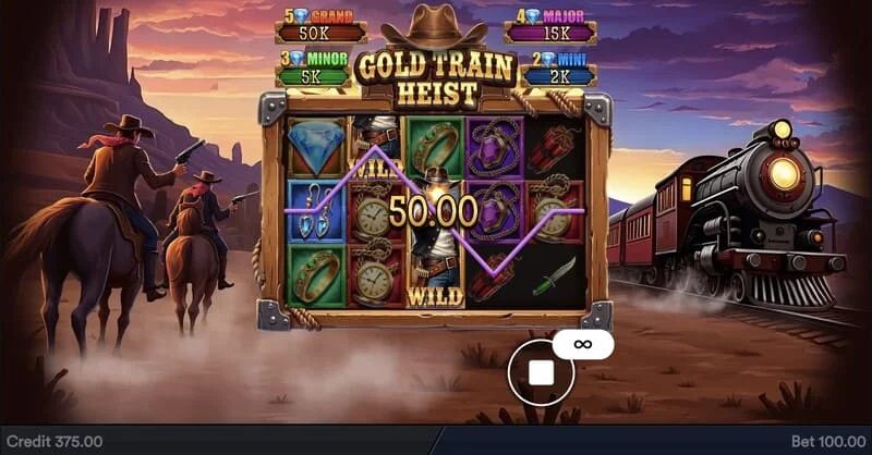 Gold Train Heist - Auszahlungstabelle und Münzwert